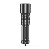 Compact aircraft-grade aluminum body of BLUDIVE BD40 PRO 150m waterproof diving flashlight