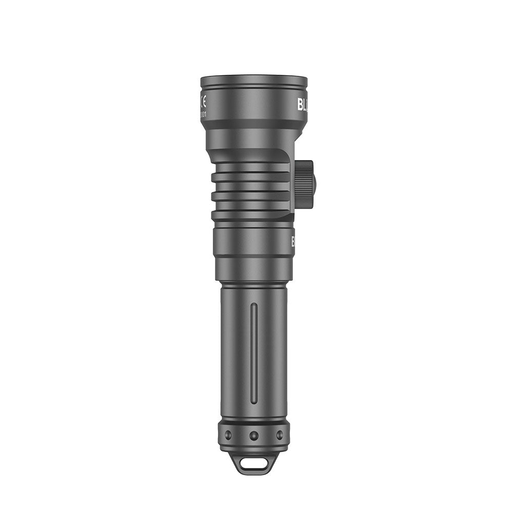 BLUDIVE BD30 underwater dive light featuring electronic and rotary switch for easy control