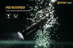 SPERAS E21 IP68 waterproof testing in water for outdoor emergency