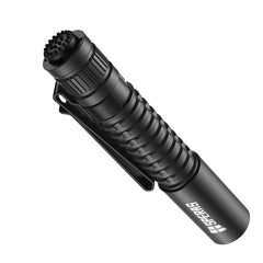 Top-down perspective of the SPERAS EST MIC discreet everyday carry penlight