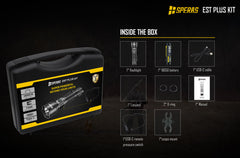 SPERAS EST PLUS V2 Complete KIT Edition hard case with hunting and tactical accessories