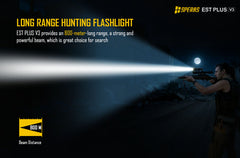 SPERAS EST PLUS V3 SFT42R LED delivering 800m throw distance for handheld search