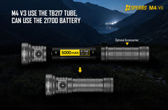 M4 v3 use the TB217 tube can use the 21700 battery