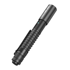 SPERAS EST MIC slim pocket flashlight showing the smart LED power indicator light