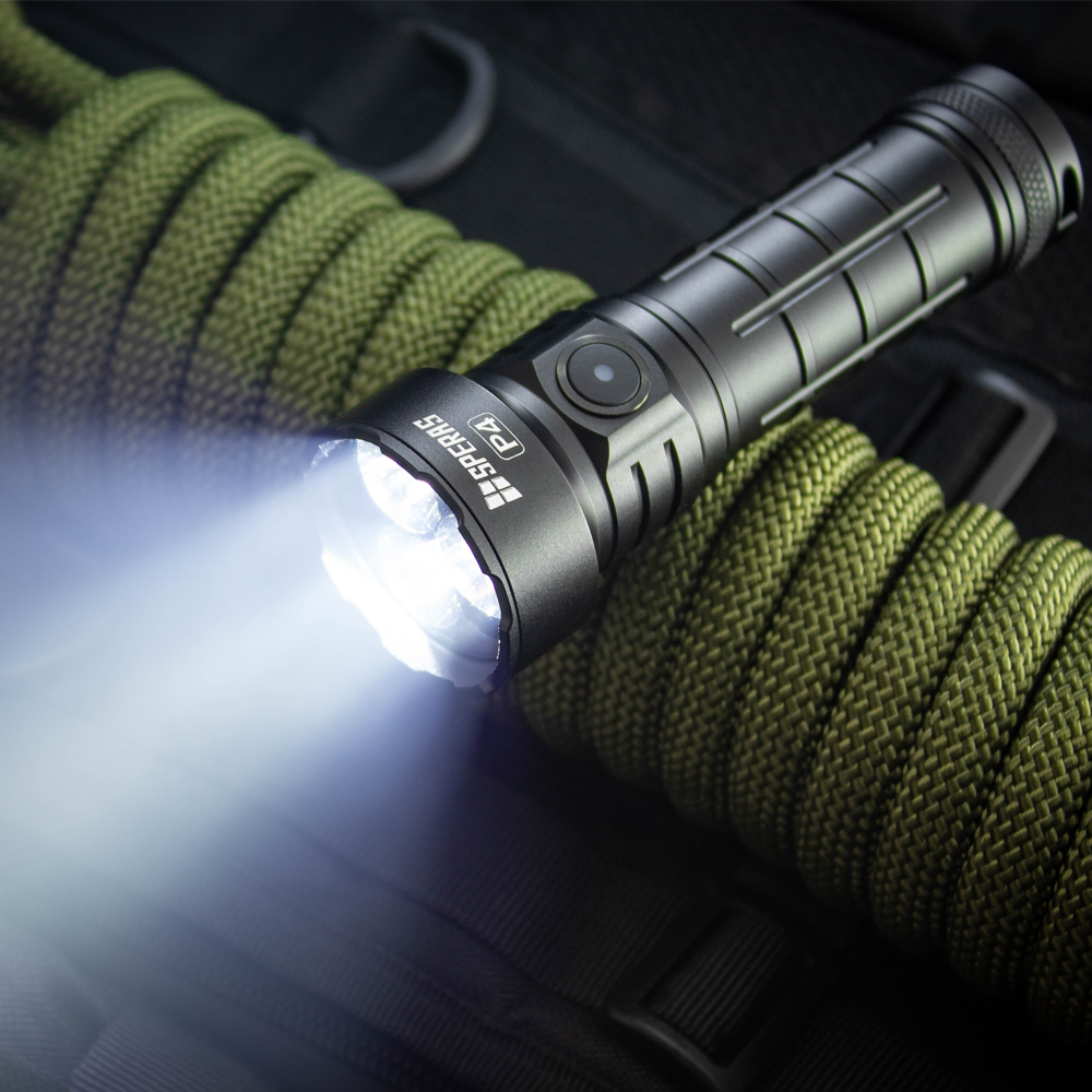 SPERAS P4 2-in-1 Tactical Flashlight & Power Bank | 4000Lm