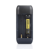 SPERAS PD21700 smart charger showing single battery slot usage with a Li-ion battery