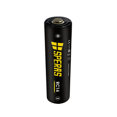SPERAS RC14 920mAh 14500 rechargeable lithium battery for EDC flashlights