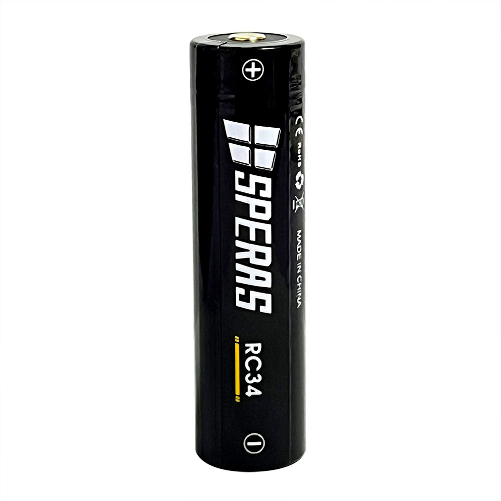 RC34 18650 3400mAh Rechargeable Lithium Battery