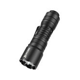 PERAS EST16 emergency flashlight featuring a nano-ceramic glass breaker bezel