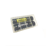 SPERAS 3400mAh 18650 lithium batteries organized in a protective battery box