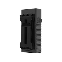 Rear angled perspective of the Black SPERAS U3 outdoor survival and camping light