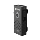 Black SPERAS U3 versatile mini flashlight with Fresnel-style multi-light design