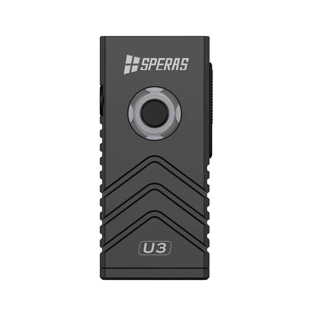 SPERAS U3 Black compact 700 lumens primary white light and multi-color side LEDs