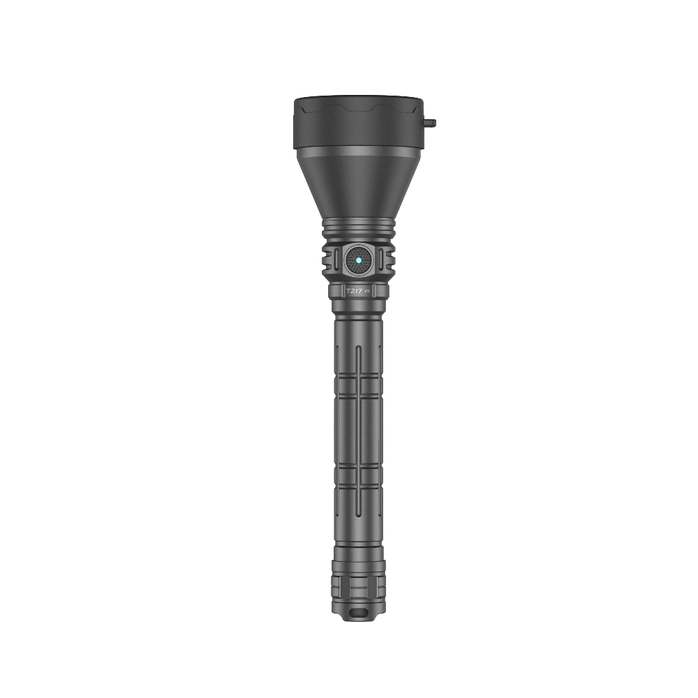 Front profile of the SPERAS T217 V3 3000 lumen search and rescue flashlight