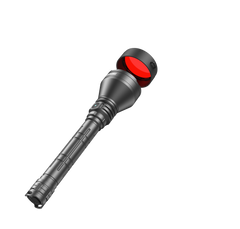 SPERAS T217 V3 hunting flashlight equipped with a red filter for night vision preservation