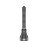 SPERAS T217 V3 high performance flashlight standing upright highlighting the tactical tail switch