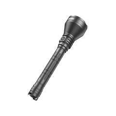 Angled view of the SPERAS T217 V3 outdoor flashlight showing the dual switch and 1-inch body tube