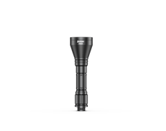 SPERAS TH11 zoomable hunting flashlight showing the 50mm optical lens and durable aerospace aluminum body