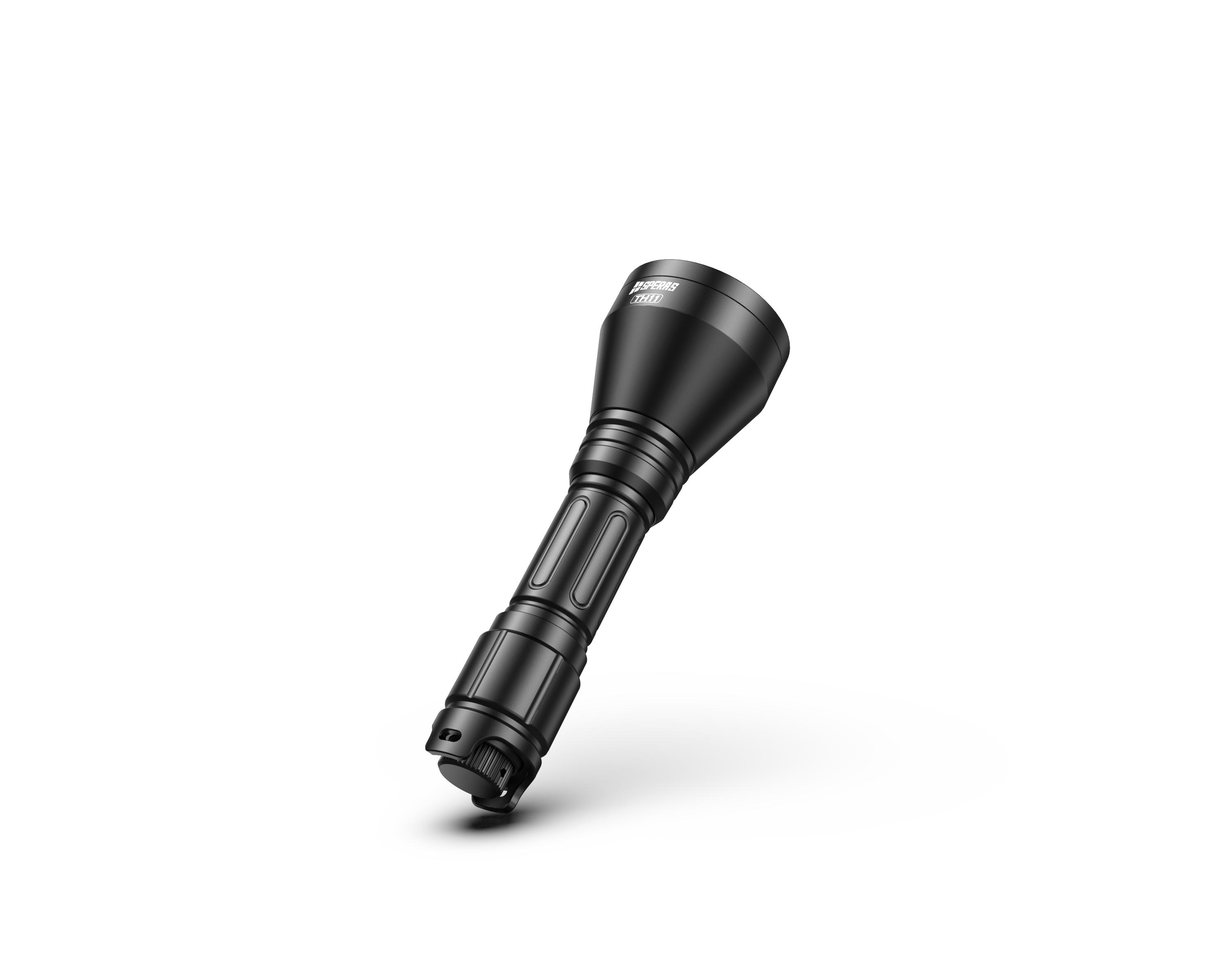SPERAS TH11 pig hunting torch featuring a whisper-quiet tail switch and smooth rotary dimmer for stealthy operation