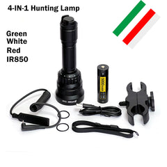SPERAS TH4 USB-C rechargeable hunting light for professional predator and coyote tracking