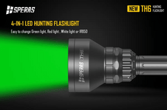 SPERAS TH6 RGB hunting flashlight instant color switching rotary switch