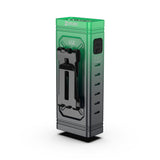SPERAS U2 green flat flashlight vertical orientation showing the professional bicycle mounting bracket