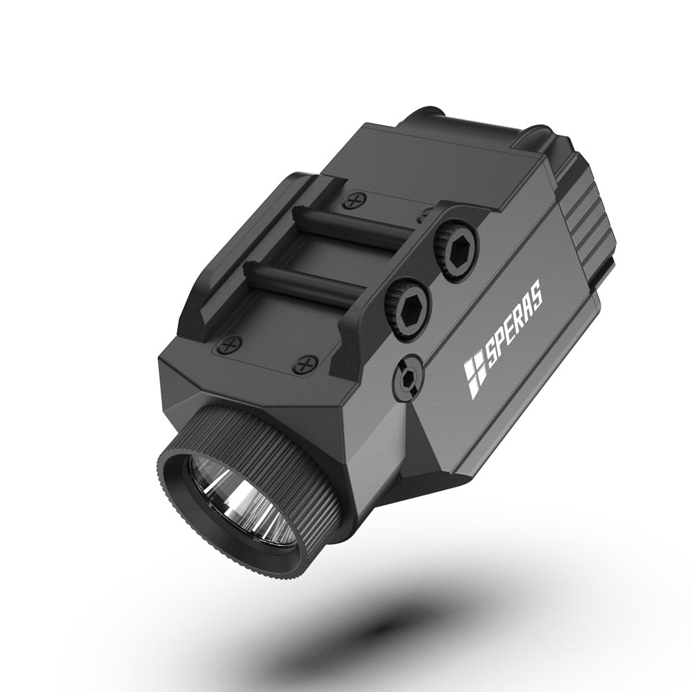 SPERAS WL30-GL utility light showing universal slotted bracket