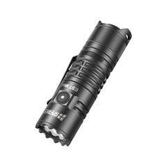 SPERAS EST Mini EDC pocket light showing tactical tail switch and heavy-duty clip