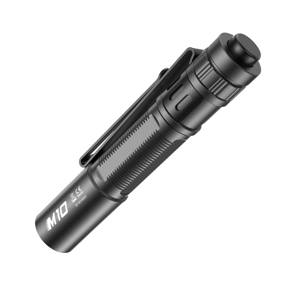 Tail switch and anti-slip knurling design on SPERAS M10 mini EDC light
