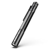 Side view of SPERAS M10 lightweight AAA everyday carry flashlight