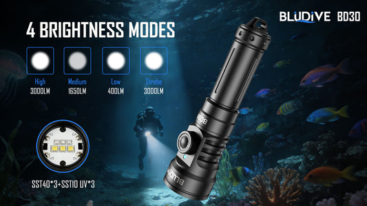 SPERAS Diving FlashLight (BD30)
