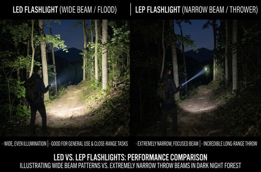 LEP vs LED Flashlight: Real Differences & Which is Better?