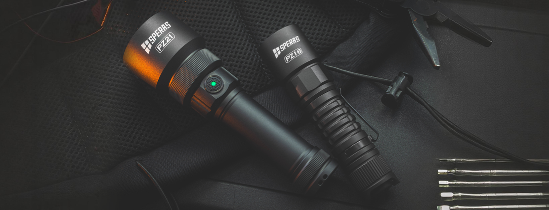 SPERAS Zoomable Flashlights | Adjustable Focus Tactical & Hunting