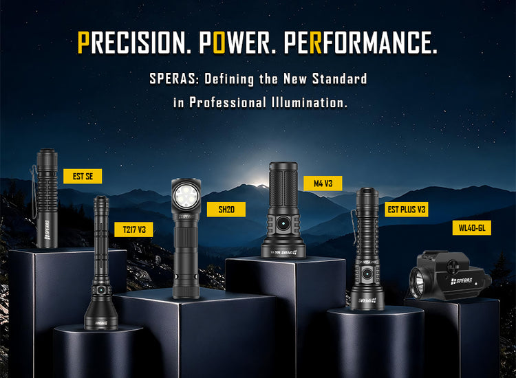 SPERAS flashlight: Defining the New Standard in Professional Illumination.