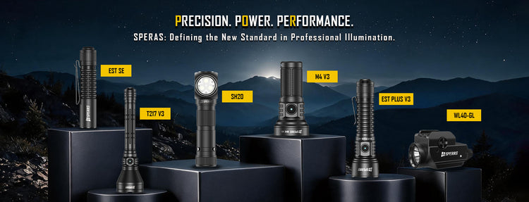 SPERAS flashlight: Defining the New Standard in Professional Illumination.