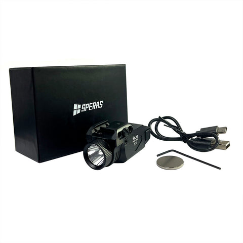 SPERAS WL20 Compact Tactical Light | 500 Lumens & USB-C