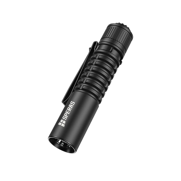 1500LM 326M Tactical EDC Flashlight, SPERAS EST SE Rechargeable Pocket Torch