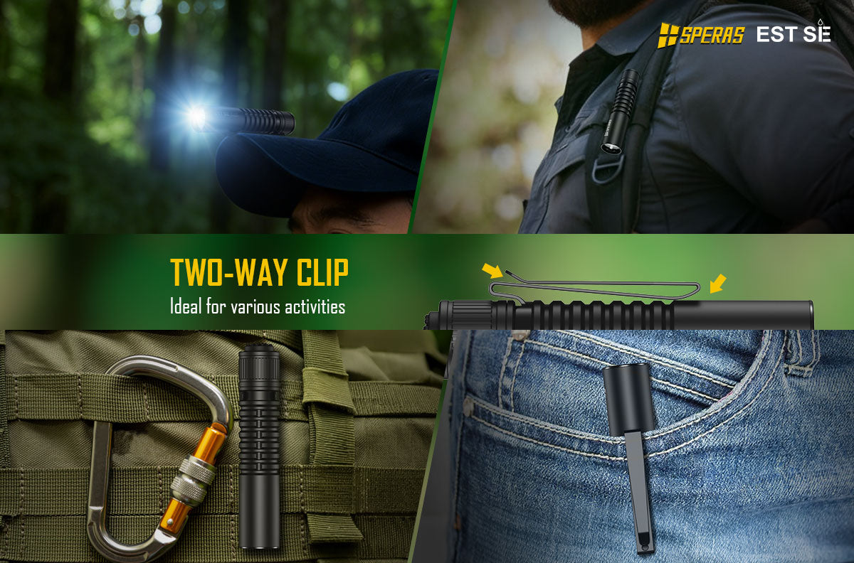 SPERAS EST SE outdoor activities camping and hiking tactical light