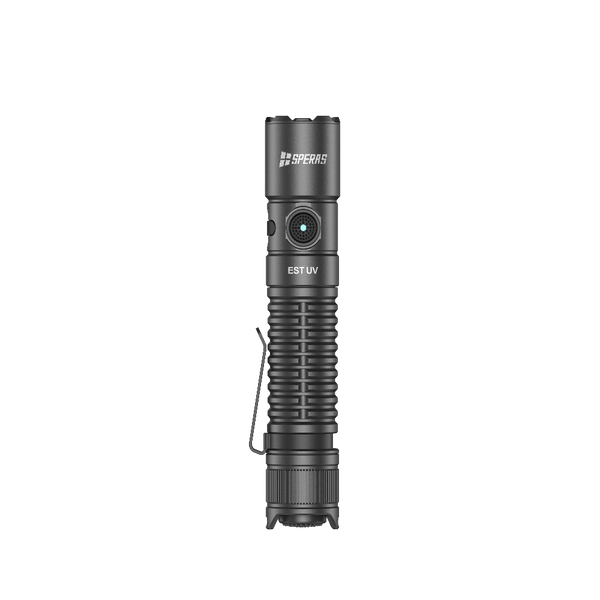 SPERAS EST UV Dual Source Tactical Flashlight | 5W 365nm & 2300lm