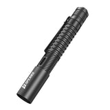 SPERAS EST MIC rechargeable penlight showing the hidden USB-C charging port