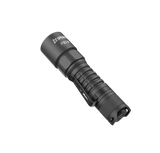 Side profile of the SPERAS PZ16 long range hunting flashlight, designed for extreme outdoor durability and 18650 battery compatibility.