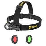 SPERAS SH16 Tactical Right-Angle Headlamp | 1650lm 355m Throw