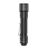 Rugged SPERAS EST30 high performance flashlight with durable pocket clip for duty holsters