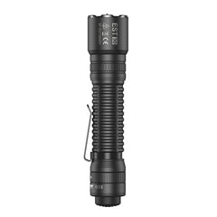 Rugged SPERAS EST30 high performance flashlight with durable pocket clip for duty holsters