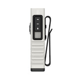Side profile of the ultra-compact SPERAS U3 Grey with heavy-duty EDC pocket clip
