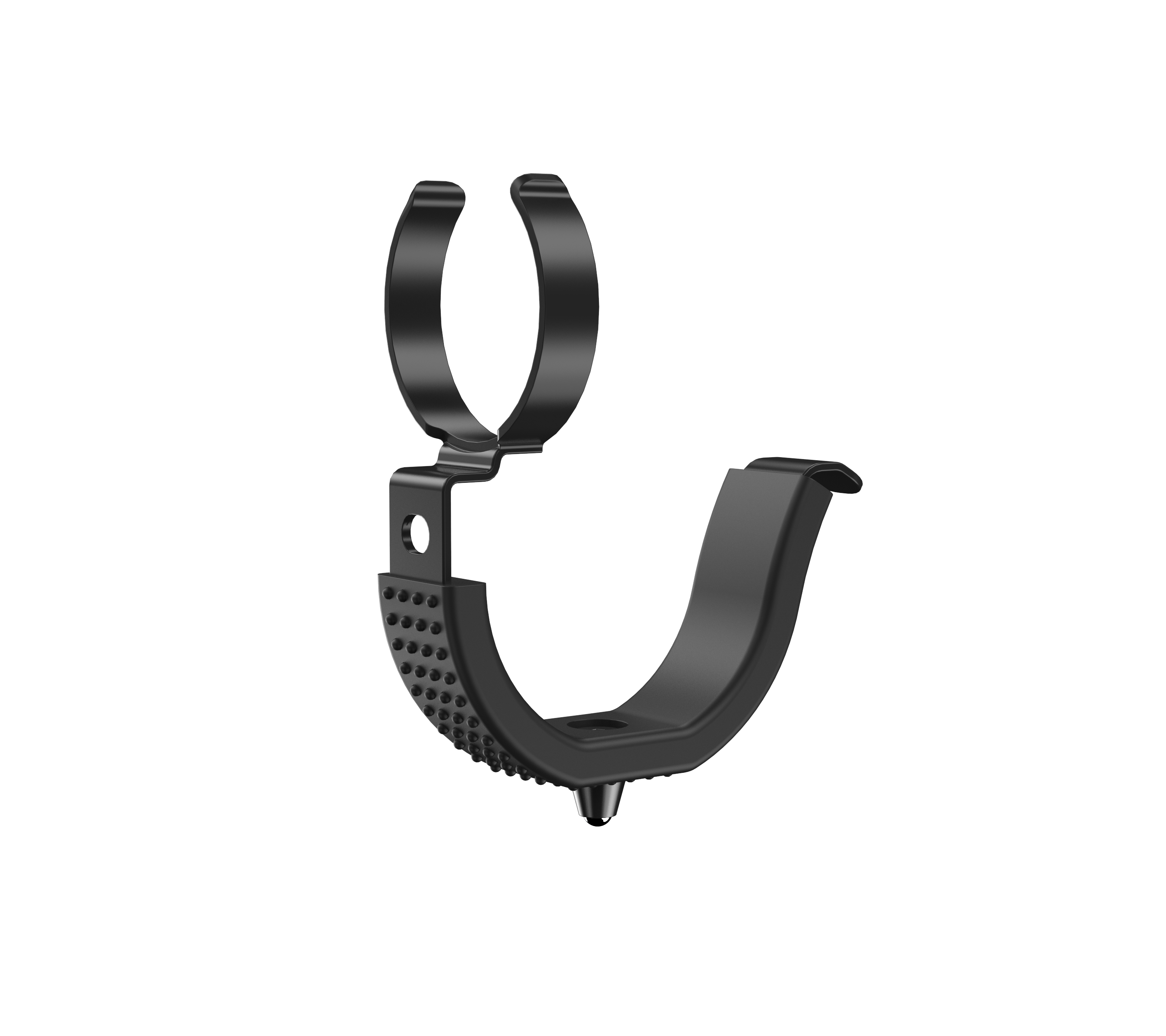 Side profile of SPERAS tactical ring showing textured anti-roll grip pad