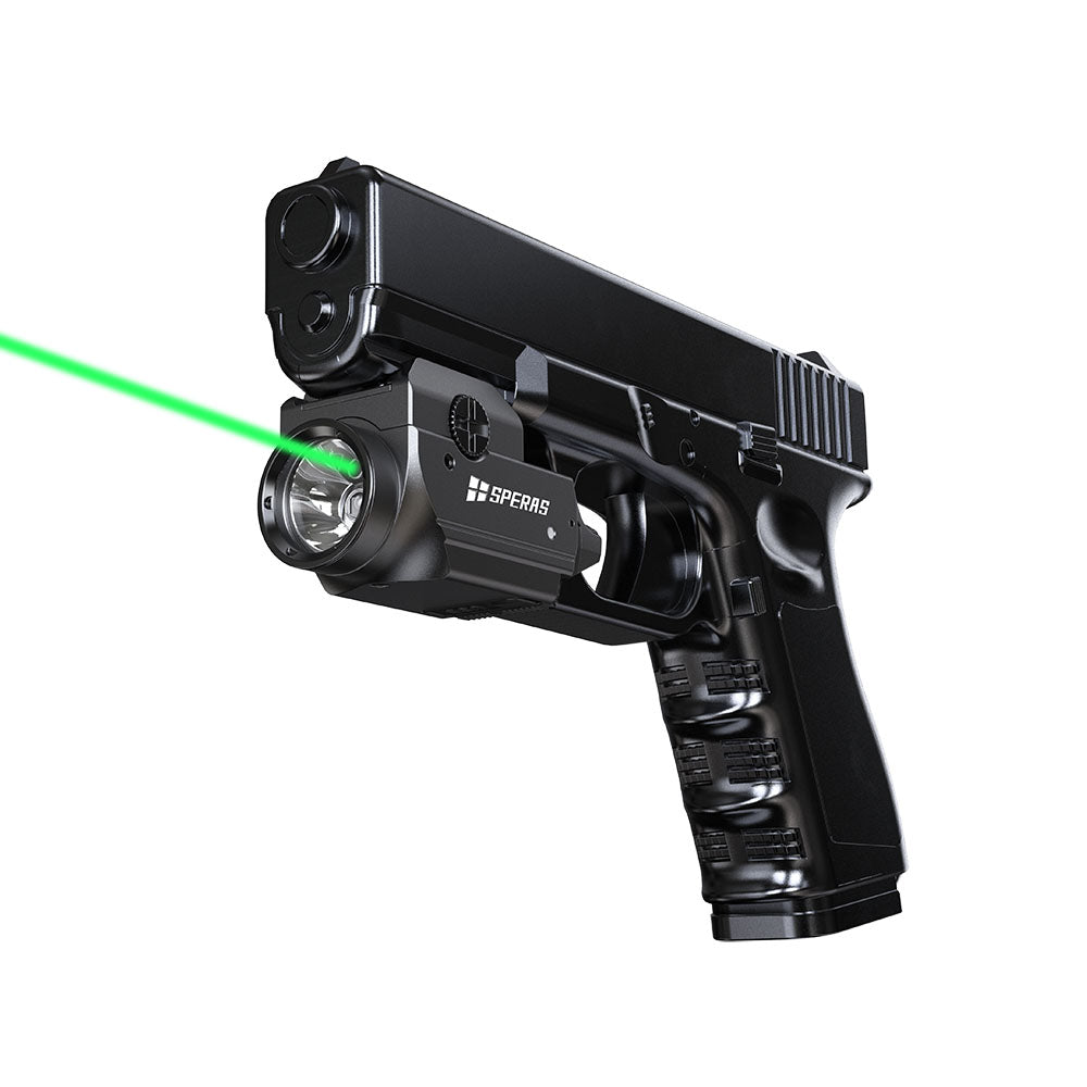 SPERAS WL40-GL 1200-lumen compact mountable utility light with green indicator beam activated