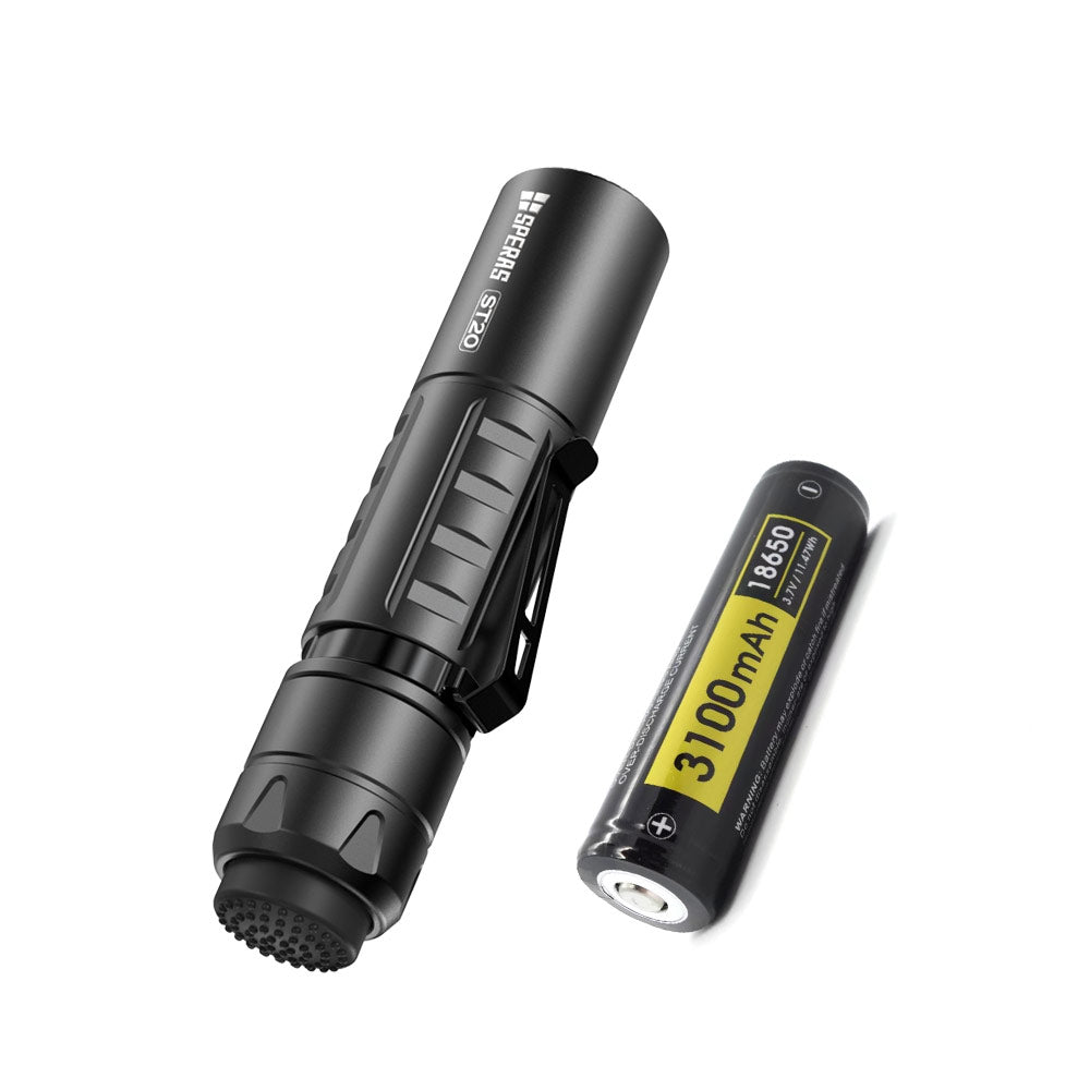 SPERAS ST20 1300LM Small Tactical Flashlight