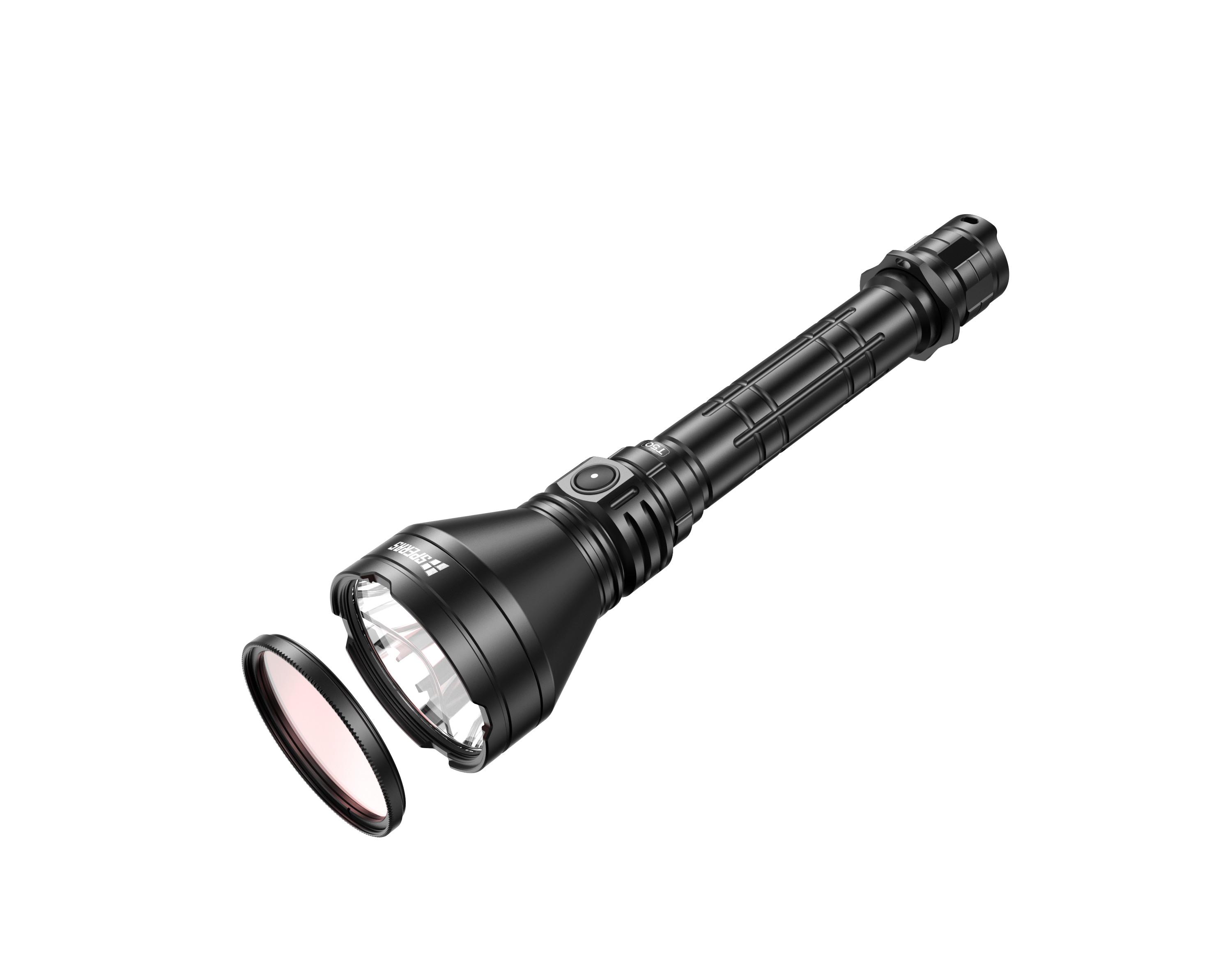 SPERAS T50 USB-C Rechargeable hunting flashlight with 4000lm 738m beam distance Searching Flashlights