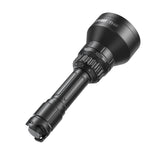 SPERAS TH6 Zoomable LED Hunting Flashlight featuring rotary switch for White, Red, Green, and IR850 lights